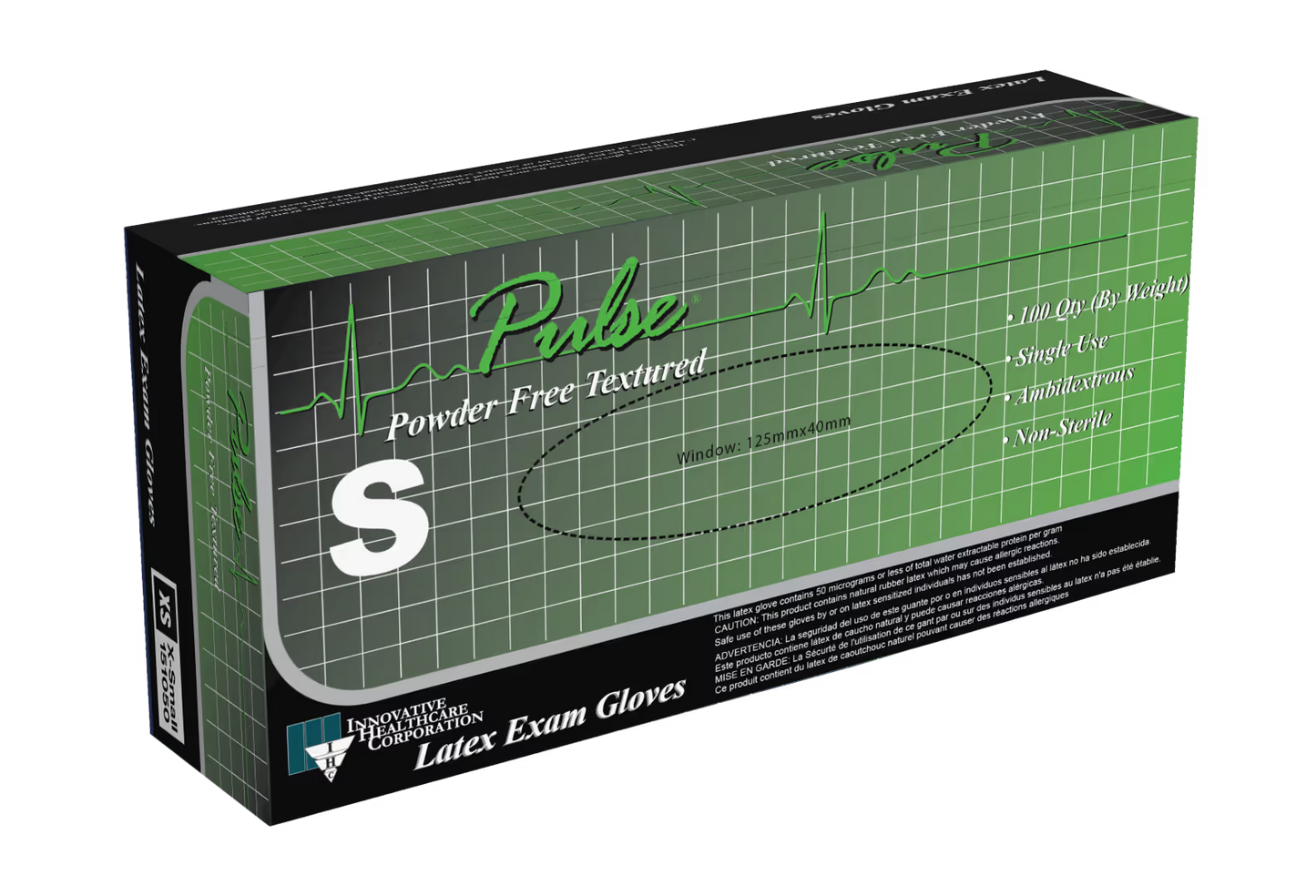 Innovative Pulse Latex Powder-Free Exam Gloves