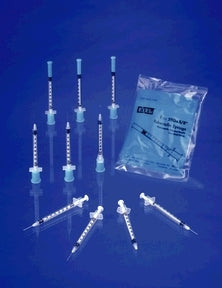 Tuberculin Syringe Needle 25G x 5/8" Zero Dead Space 100Bx