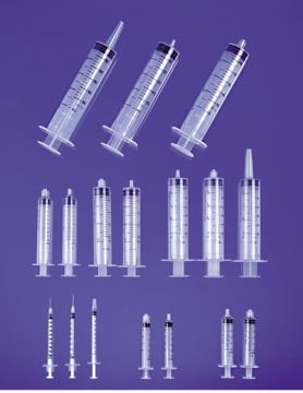 Syringe Luer Lock 30-35cc With Cap 50Bx