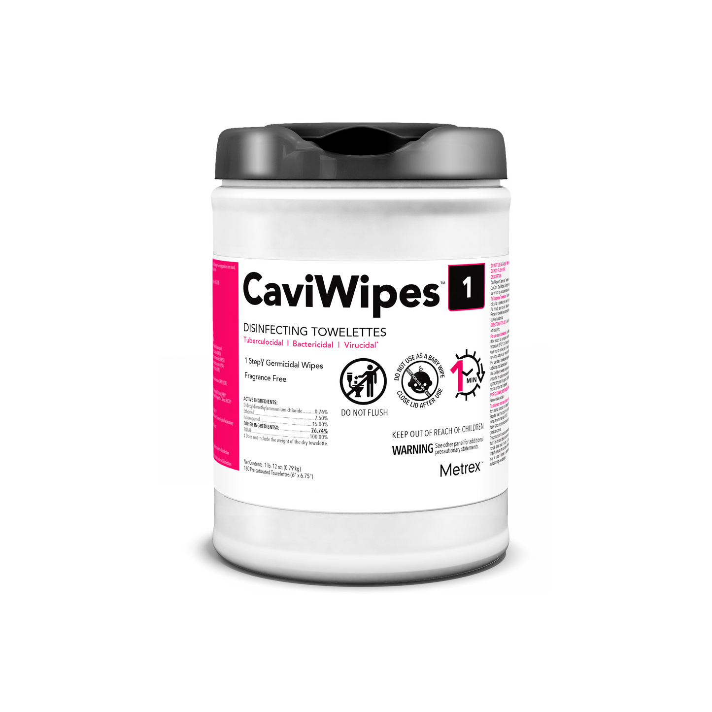 Caviwipes1 Disinfectant 6 x 6.75 (L) 160Tb