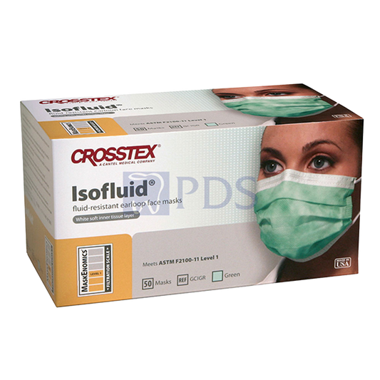 Isofluid Earloop Masks Level 1  50Bx