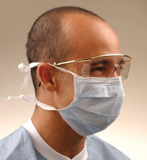 Crosstex Surgical Mask With Tie-On Laces