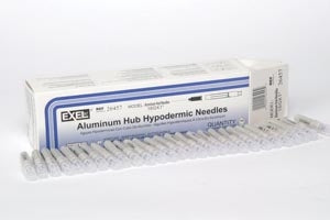 Aluminum Hub Hypodermic Needle 16G x 1" 100/bx FOR VETERINARY USE ONLY