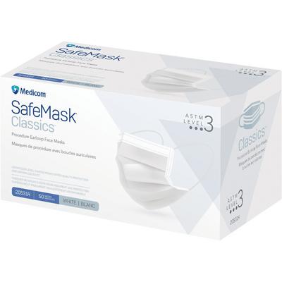 SafeMask Classics Earloop Masks Level 3 50Bx