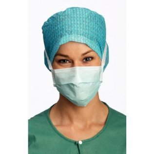 Barrier Tie-On Masks Anti-Fog, Foam Back, Molnlycke