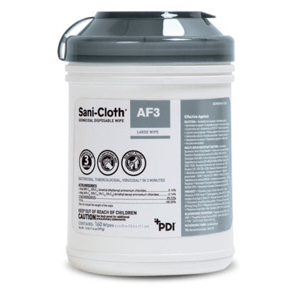Sani-Cloth AF3 Large Surface Wipes 160Tb