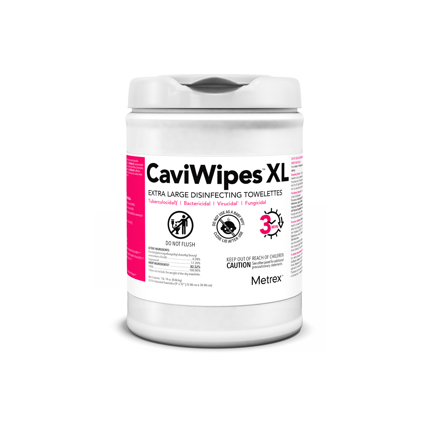 CaviWipes Disinfectant 6 x 6.75 (L) 220Cn